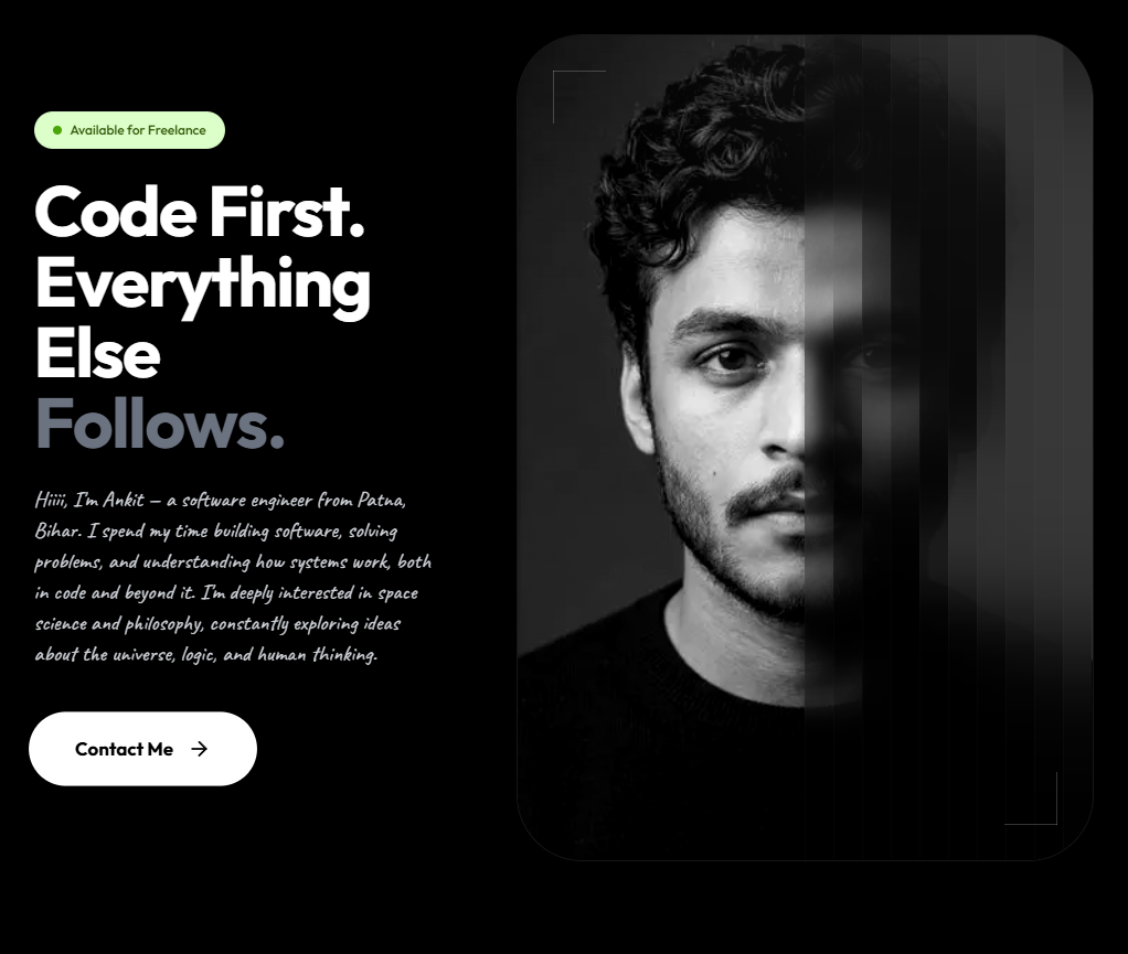 Ankit Mishra | Full-Stack Web Developer